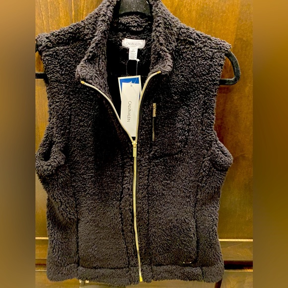 Calvin Klein Sherpa Vest NWT - Picture 1 of 5
